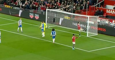 Man Utd's Cristiano Ronaldo booted goalpost in frustration after Jadon Sancho decision