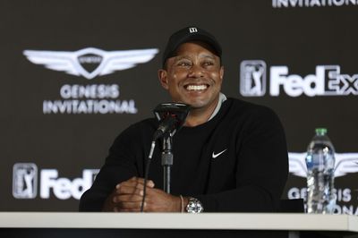 Tiger Woods acknowledges progress, but says he still has a long way to go before playing PGA Tour again