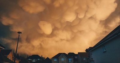 Met Office explains why Storm Dudley caused odd cloud formations 'like a painting'
