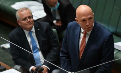 Morrison and Dutton are puffing themselves up like mini-me McCarthyists – and it’s beyond reckless