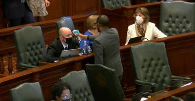 Debate over House rules on masks and other COVID-19 restrictions leads to temperature checks for legislators