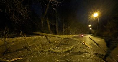 Storm Dudley hits UK with power cuts and travel disruption ahead of incoming Storm Eunice