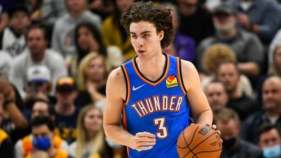 Oklahoma City rookie Josh Giddey equals NBA legend's feat with third-straight triple-double