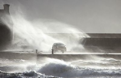 Rail and ferry disruption as safety checks take place after Storm Dudley