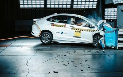 Honda Jazz, City score 4 stars in Global NCAP crash test