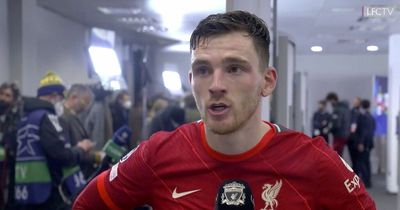 Andy Robertson identifies "huge difference" which saw Liverpool defeat Inter Milan