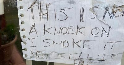 How a handwritten note in a window led to an arrest
