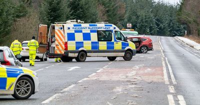 Horror van smash on A96 leaves Scots pensioner ‘seriously injured’ as police launch probe