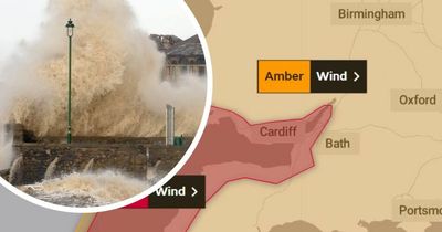 Bristol weather: Met Office issues rare red warning for wind in Bristol ahead of Storm Eunice