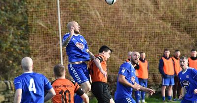 Shotts hit Saltcoats for seven despite 'write-off' pitch in 'monsoon' weather