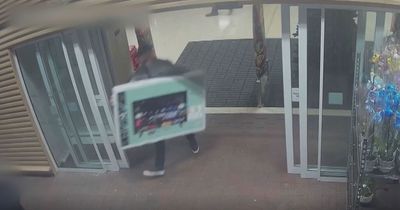 Man steals 50 inch TV by walking out of Tesco as police appeal for info