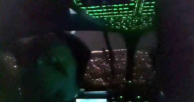 Storm Dudley: Terrifying video inside helicopter cockpit as it sways side to side