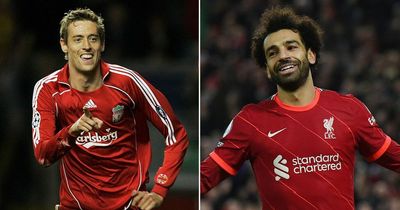 Peter Crouch issues response after Mohamed Salah matches his unusual record