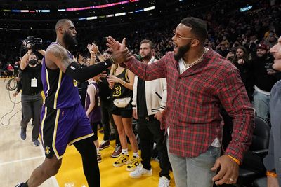 LeBron James went on an incredible scoring streak to lead comeback win after high-fiving Aaron Donald