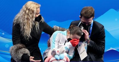 Tearful Kamila Valieva misses medal as Russian teen finishes fourth amid drugs scandal