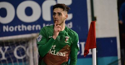Jay Donnelly has 'come a long way' since joining Glentoran, says Mick McDermott