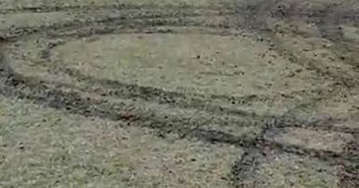 Rugby pitch in Swansea Valley damaged by quad bikers