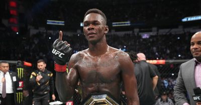 Israel Adesanya hits out at "peanut head" manager over Kamaru Usman fight claim