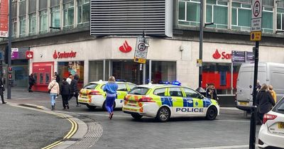 Santander closed after man verbally abused staff in Liverpool city centre