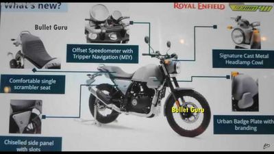 Some Royal Enfield Himalayan Scram 411 Details Leaked Ahead Of Launch