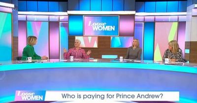 Loose Women spirals into chaotic shouting match over Prince Andrew settlement