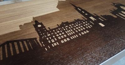 'Stunning' handcrafted Edinburgh landmark wood table goes viral online