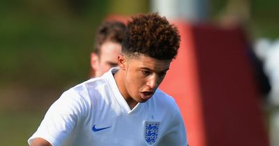 Manchester United's Jadon Sancho gets the better of Erling Haaland in forgotten duel