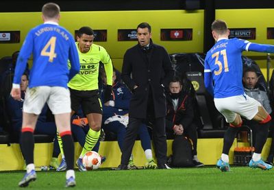 Proud Van Bronckhorst urges Rangers to finish the job after shock Dortmund win