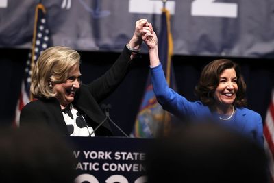 ‘A new day for New York’: In progressive stronghold, Democrats channel midterm messages with coronation for state’s first woman governor