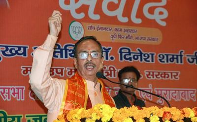 Politics of opposing Indian culture won't work anymore, says U.P. Dy CM Dinesh Sharma