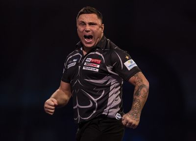 Gerywn Price hits two nine-darters on way to Premier League win in Belfast