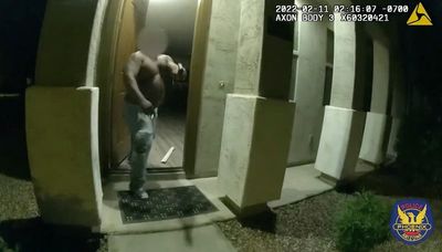 Video clip shows shooter before 9 officers hurt, mom killed