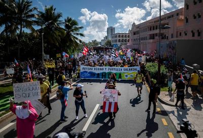 Protests grow in Puerto Rico amid demands for higher wages