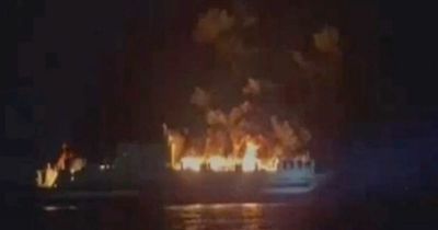 Greece cruise ship fire: Huge blaze breaks out on boat carrying hundreds of people