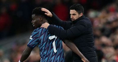 Liverpool told Bukayo Saka transfer could rely on Mikel Arteta's Arsenal success