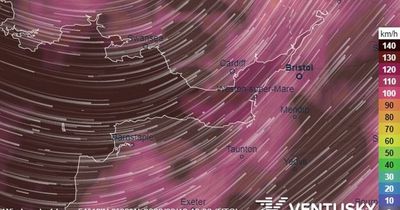 Storm Eunice wind map shows powerful gusts up to 160km/h amid 'sting jet' fears