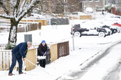 Snow brings disruption to travel and schools as Storm Eunice hits Scotland