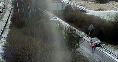 Edinburgh bypass crash as two cars leave road in three-vehicle collision