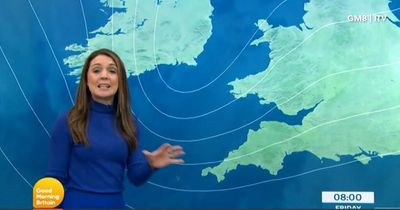 GMB's Laura Tobin gives weather update as Storm Eunice is 'worst in 30 years'