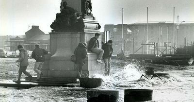 Apocalyptic 1990 storm left people stranded as police evacuated Pier Head