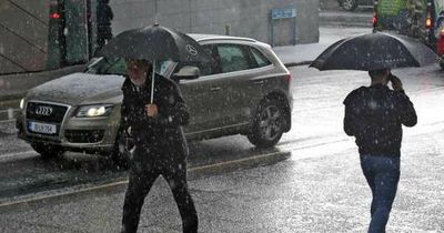 What is the weather like in Ireland this weekend? Wintry showers and heavy hail to follow Storm Eunice as Met Eireann forecast miserable few days