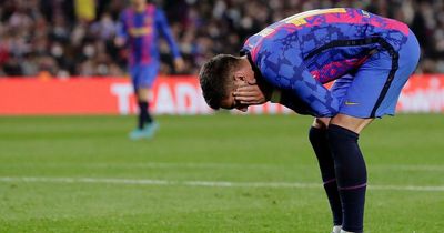 Ferran Torres bursts into tears as team-mates console Barcelona star at full-time