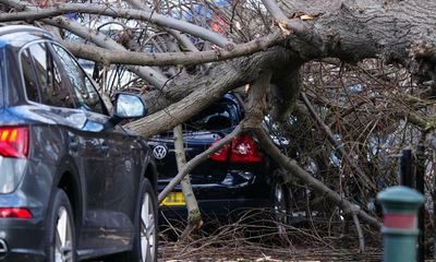 Storm Eunice wreaks UK travel chaos as roads closed and trains curtailed