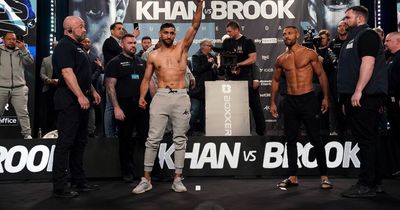 Amir Khan and Kell Brook avoid huge fine after weighing in for grudge fight