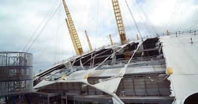 Storm Eunice rips gaping hole in London's O2 Arena
