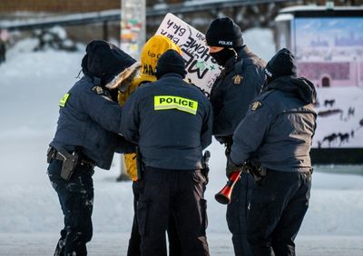 Police start to clear trucker-led protests in Canada capital