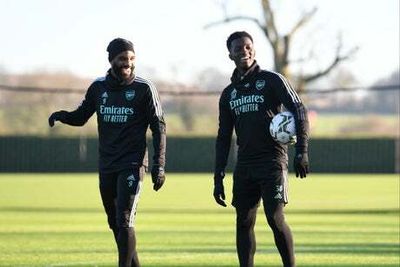 Arsenal forced to alter training plans ahead of Brentford clash as Storm Eunice batters London Colney