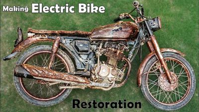 This Guy Is Taking An Abandoned Honda CG125 And Electrifying It