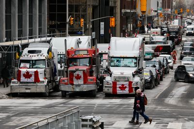 Canada border blockades, protests ‘nothing to do with trucking’
