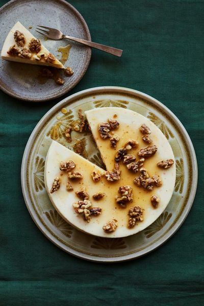 Benjamina Ebuehi’s recipe for orange blossom, ricotta and walnut cheesecake